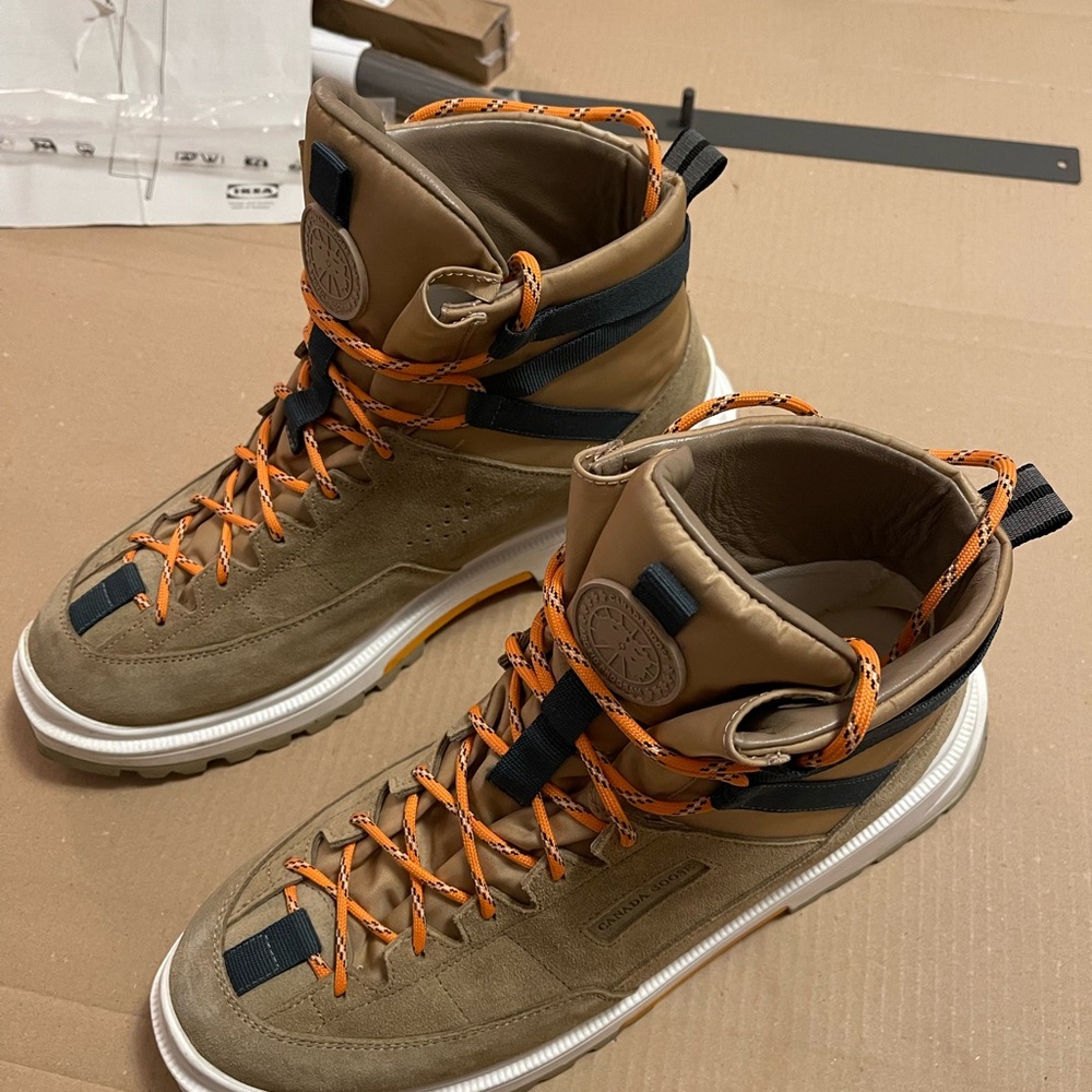 Canada Goose Journey Lite Tan and Orange Men's Boots